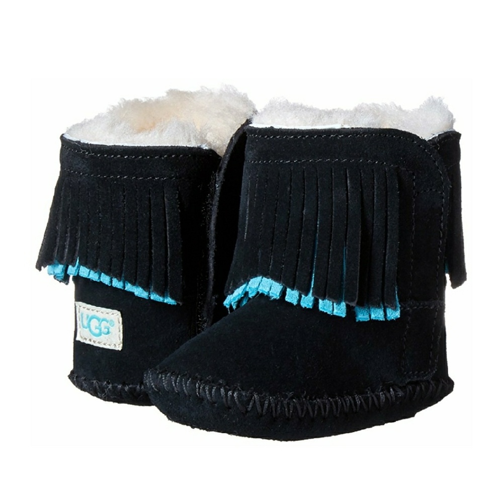 New Ugg Baby Size 0 - 6 Months Black Boot